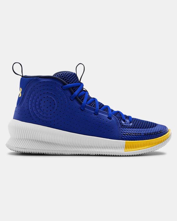 Men's UA Jet Basketball Shoes, Blue, pdpMainDesktop image number 0